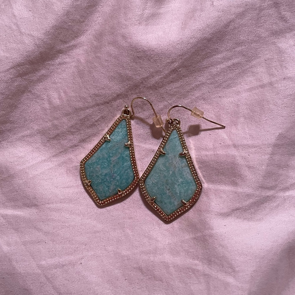 Kendra Scott Teal/Blue Stone Earrings